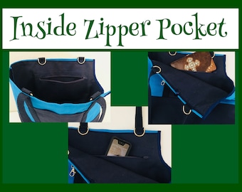Complementos de bolsillo interior con cremallera para nuestros transportadores para perros