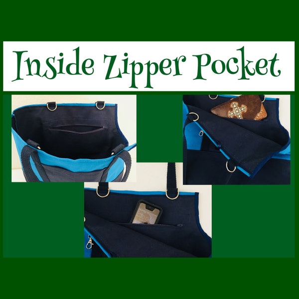 Inside Zipper Pocket Add-Ins for our Dog Carriers