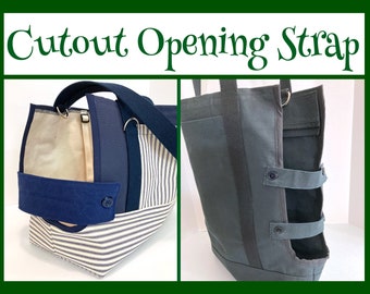 Cutout Opening Strap Add-Ins for our Dog Carriers - for Dogs Who Want to Lay Down and Stand Up