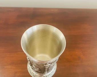 Vintage Artina Zinn SKS Pewter Cup. 95%, Depicting a Harvest Scene