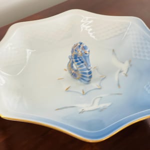 Bing and Grondahl Seagull Seahorse Handle Candy Dish, #217 B&G
