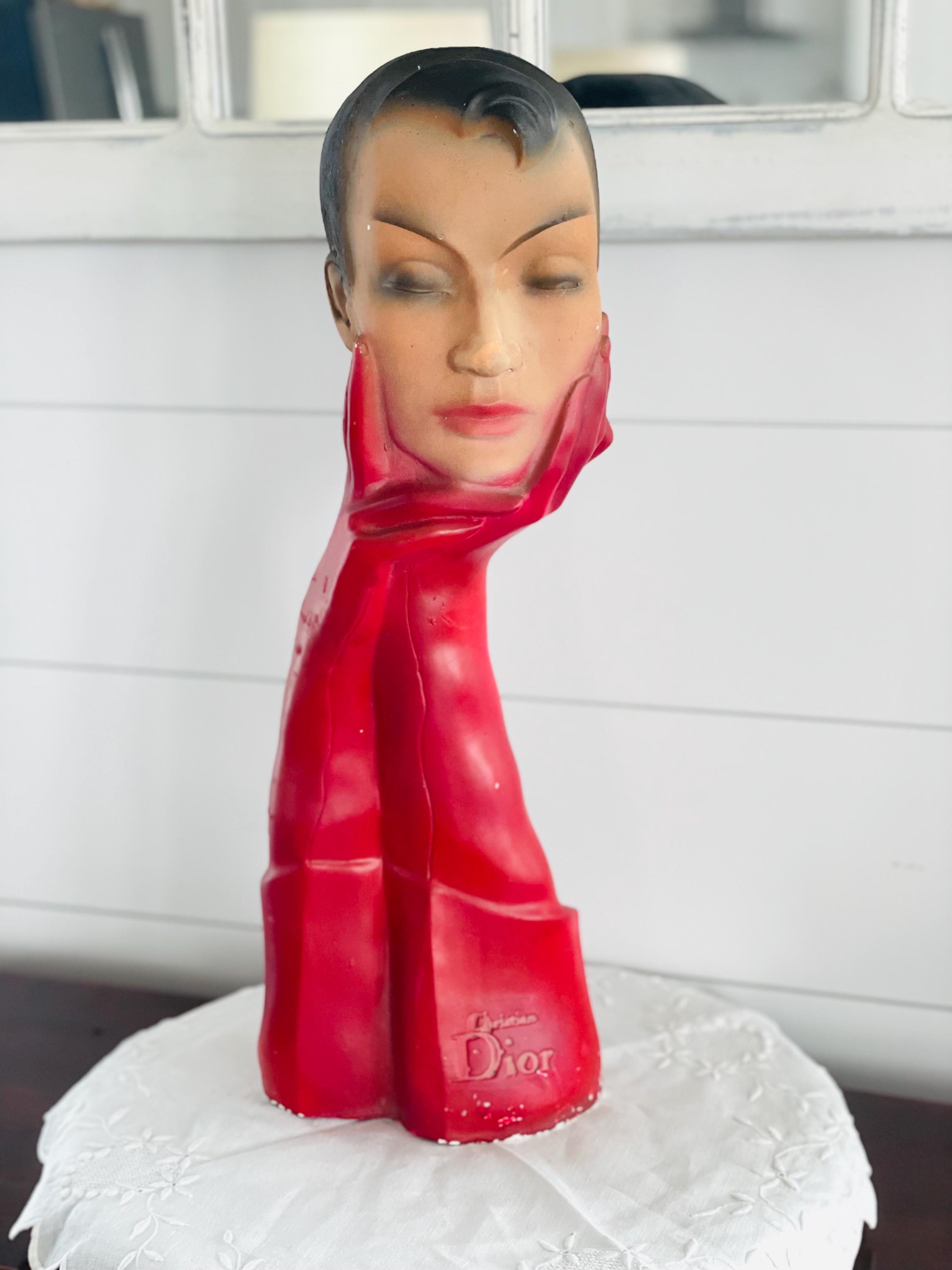 Vintage Christian Dior Bust Display - Etsy