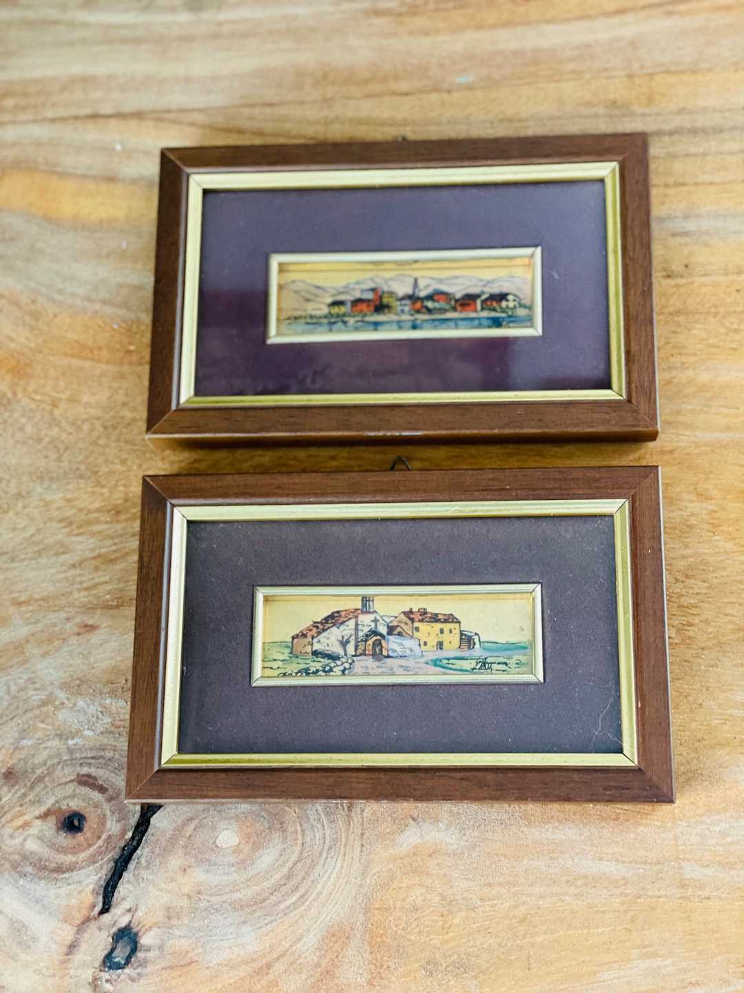 Pair of Framed Italian Art Creazioni Artistiche Etsy