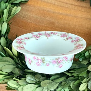 Limoge Royal Rose Bowl, The FontainBleau, France, Roses, CB Field Haviland, Signed GOA France, Wide Rim Dish