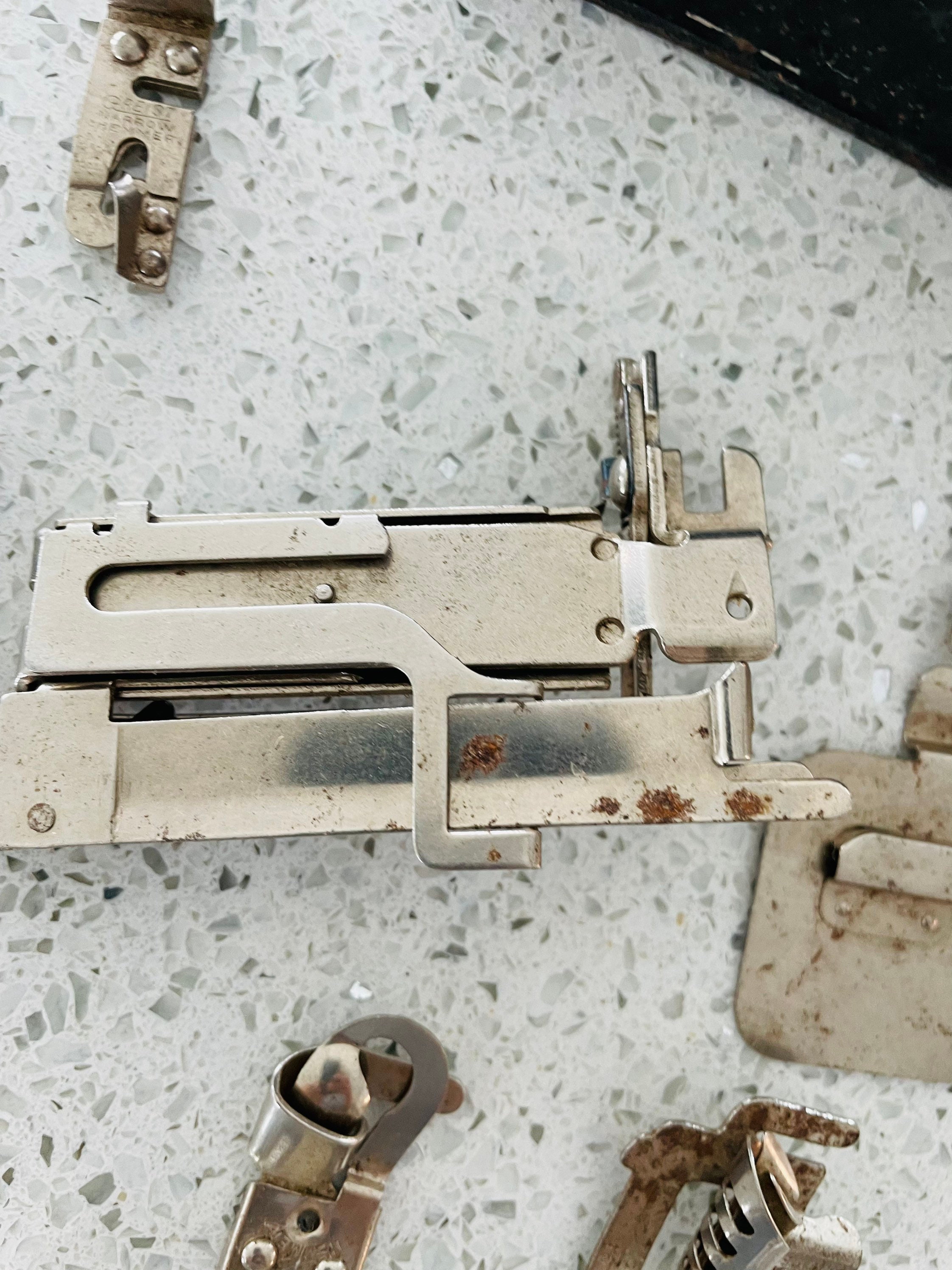 Vintage Greist Sewing Machine Attachments in Metal Box Sewing Etsy