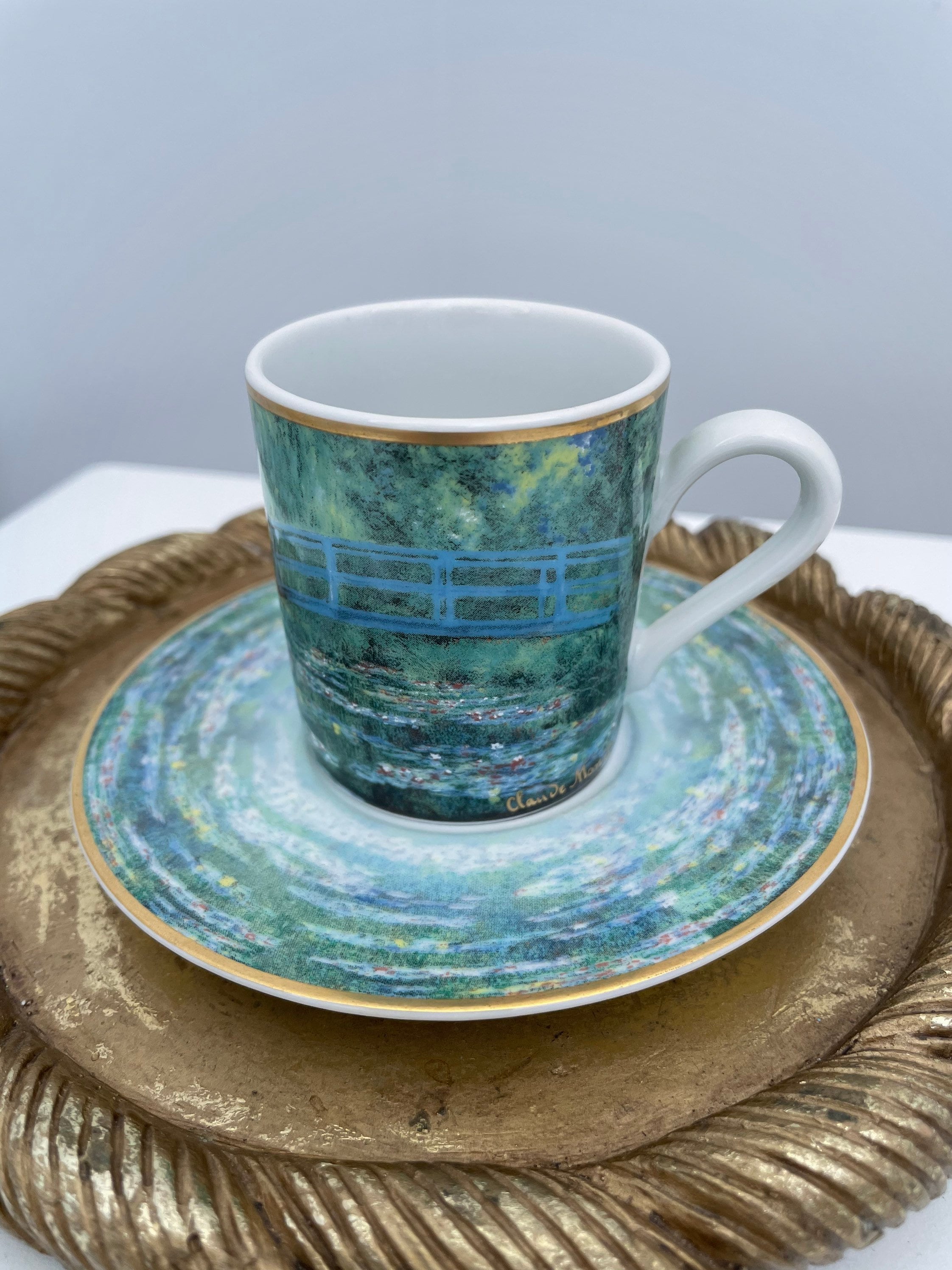 Goebel Demi and Saucer Claude Monet Le Bassin Aux Nymhpheas , Cup and  Saucer, Demitasse, Collectible, Porcelain - Etsy