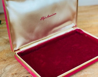 Vintage Elgin American Hinged Jewelry Box