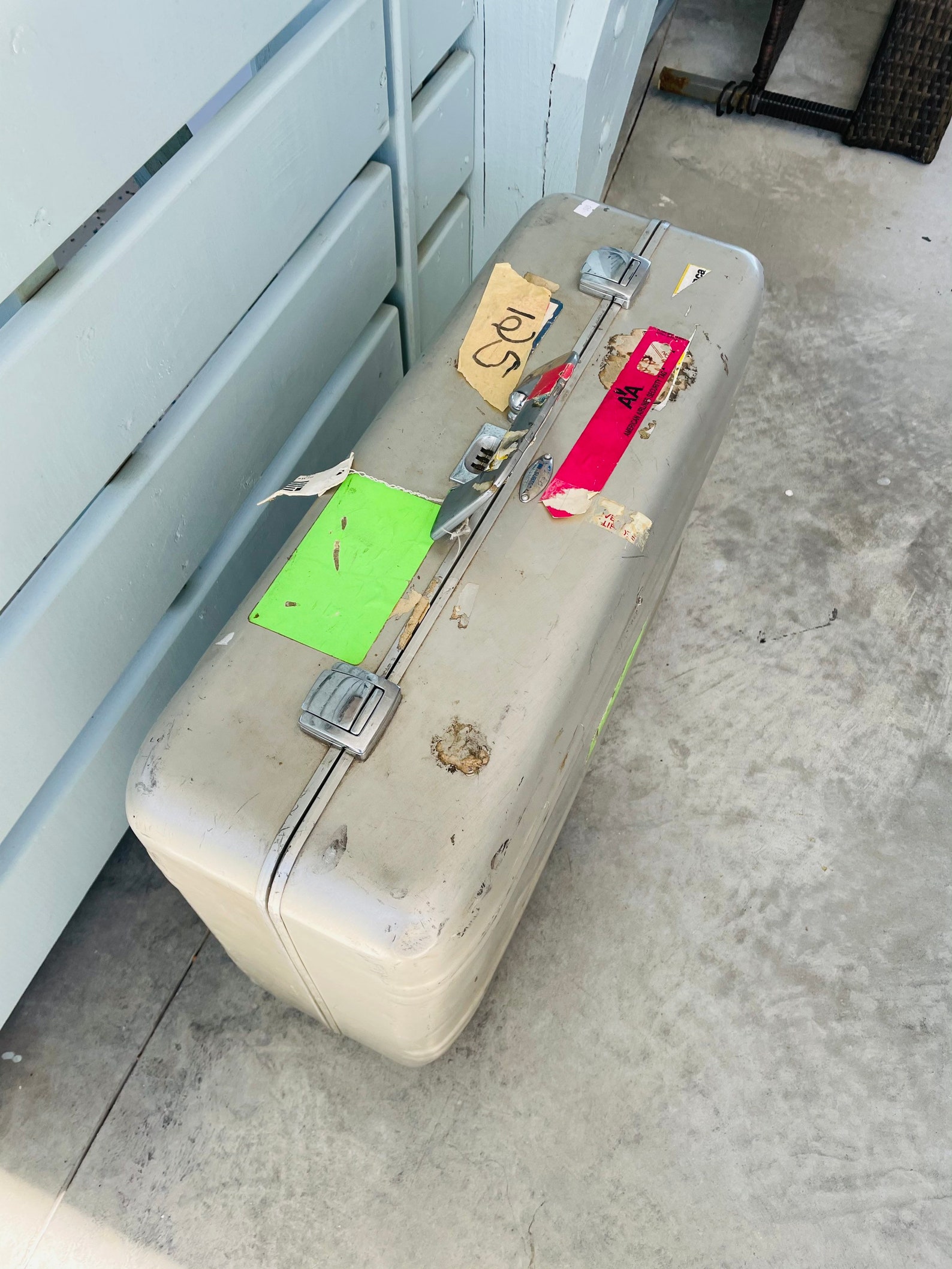 Vintage ZERO Halliburton Metal luggage Metal Combination lock Etsy