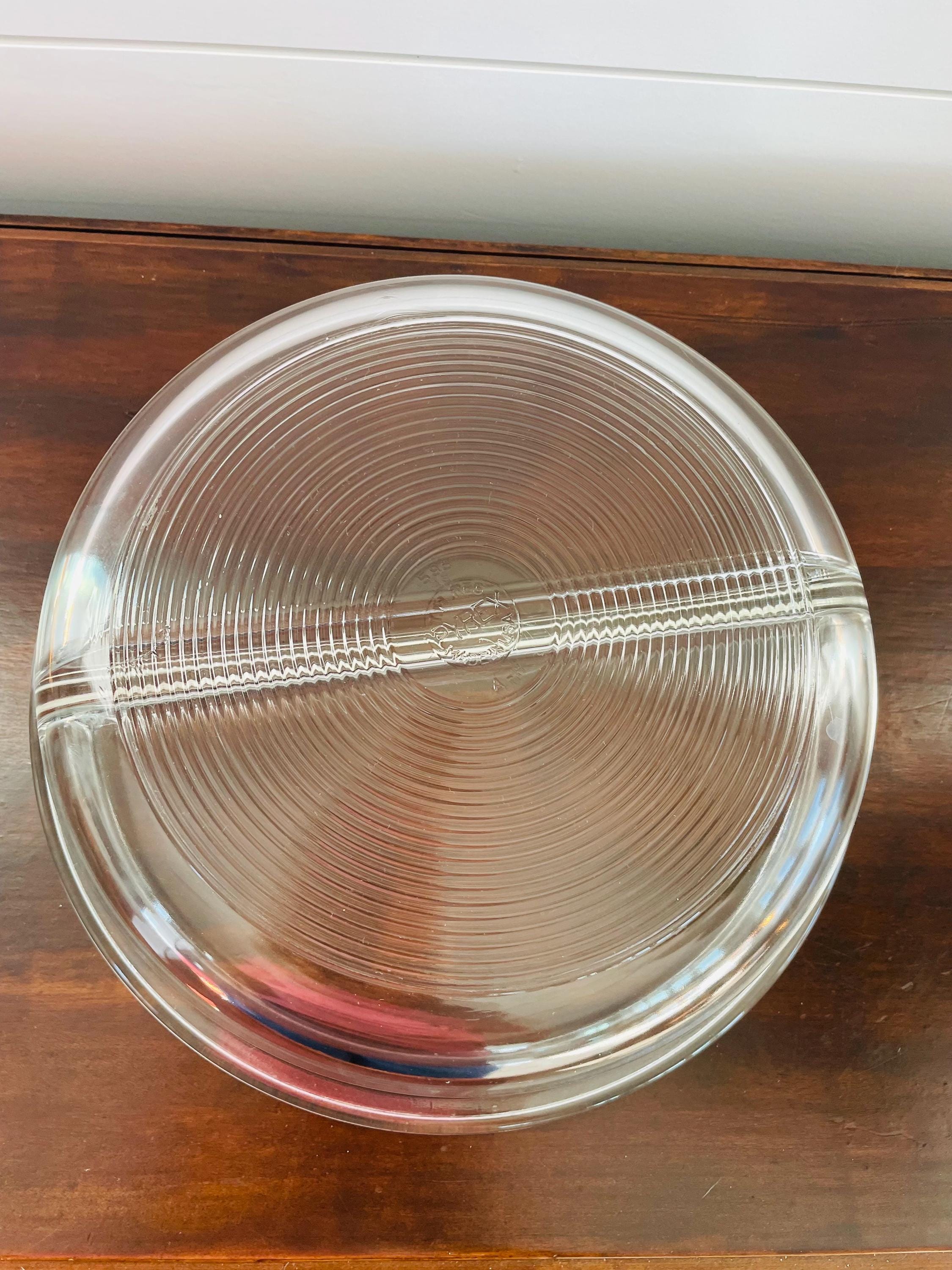 Vintage Clear Divided Ribbed PYREX Clear Dish, #595, A-H, 1930’s - Etsy