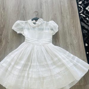 irish linen first communion dress Embroidered Shamrocks Irish First Communion Dress