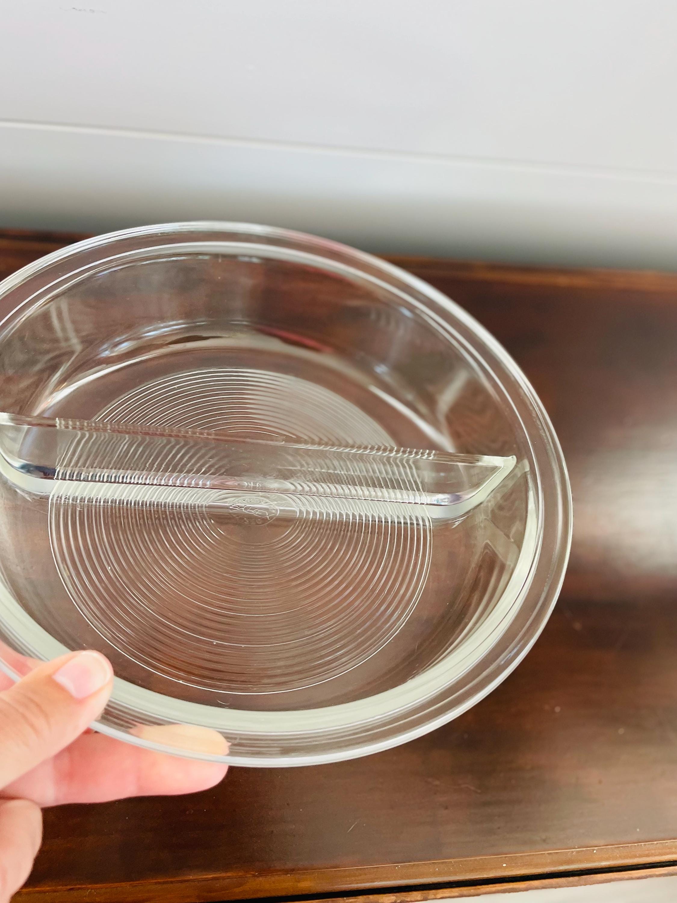 Vintage Clear Divided Ribbed PYREX Clear Dish, #595, A-H, 1930’s - Etsy