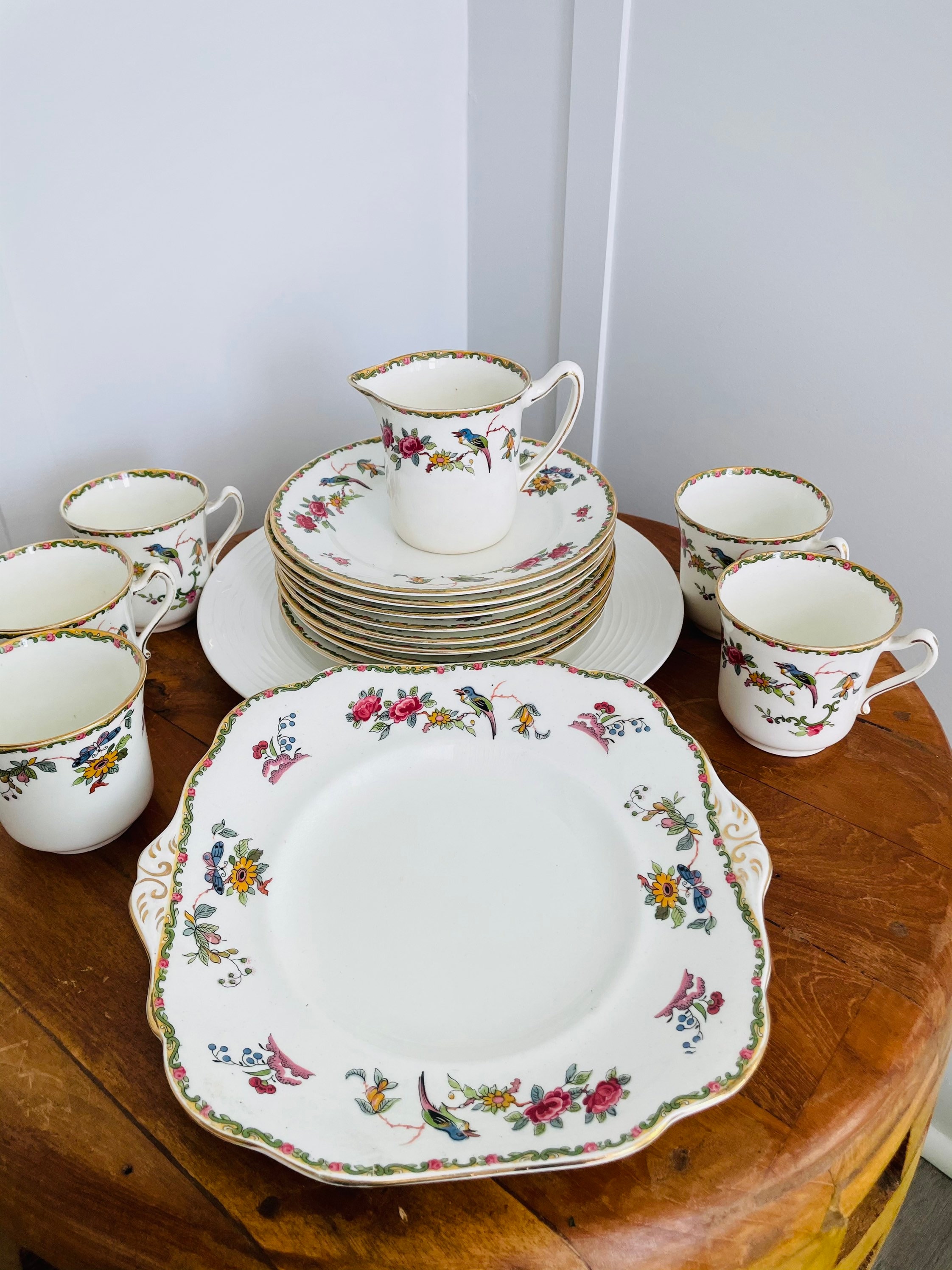 Antique Royal Grafton Fine Bone China Made in England Cake Etsy