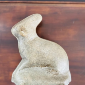 Vintage Cast Aluminum Bunny, Chocolate Mold, Cake Mold, Rabbit, Easter, Spring Decor