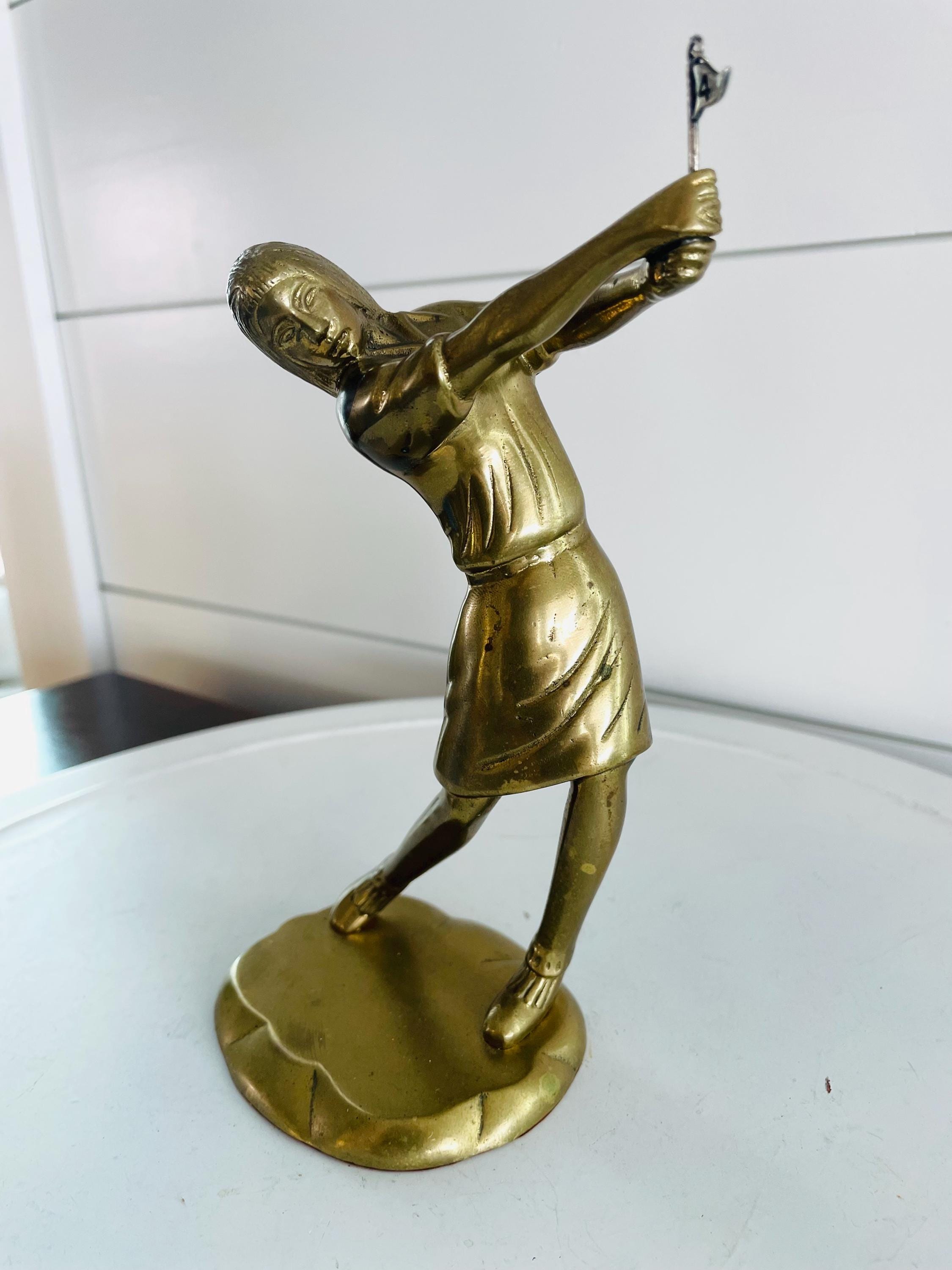 Vintage Golf Statue - Etsy