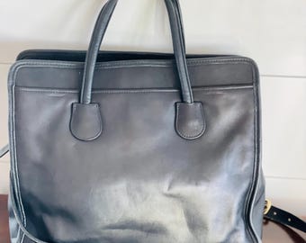 Vintage 90's Coach Weston Shoulder Tote Bag Turnlock Glove Leather