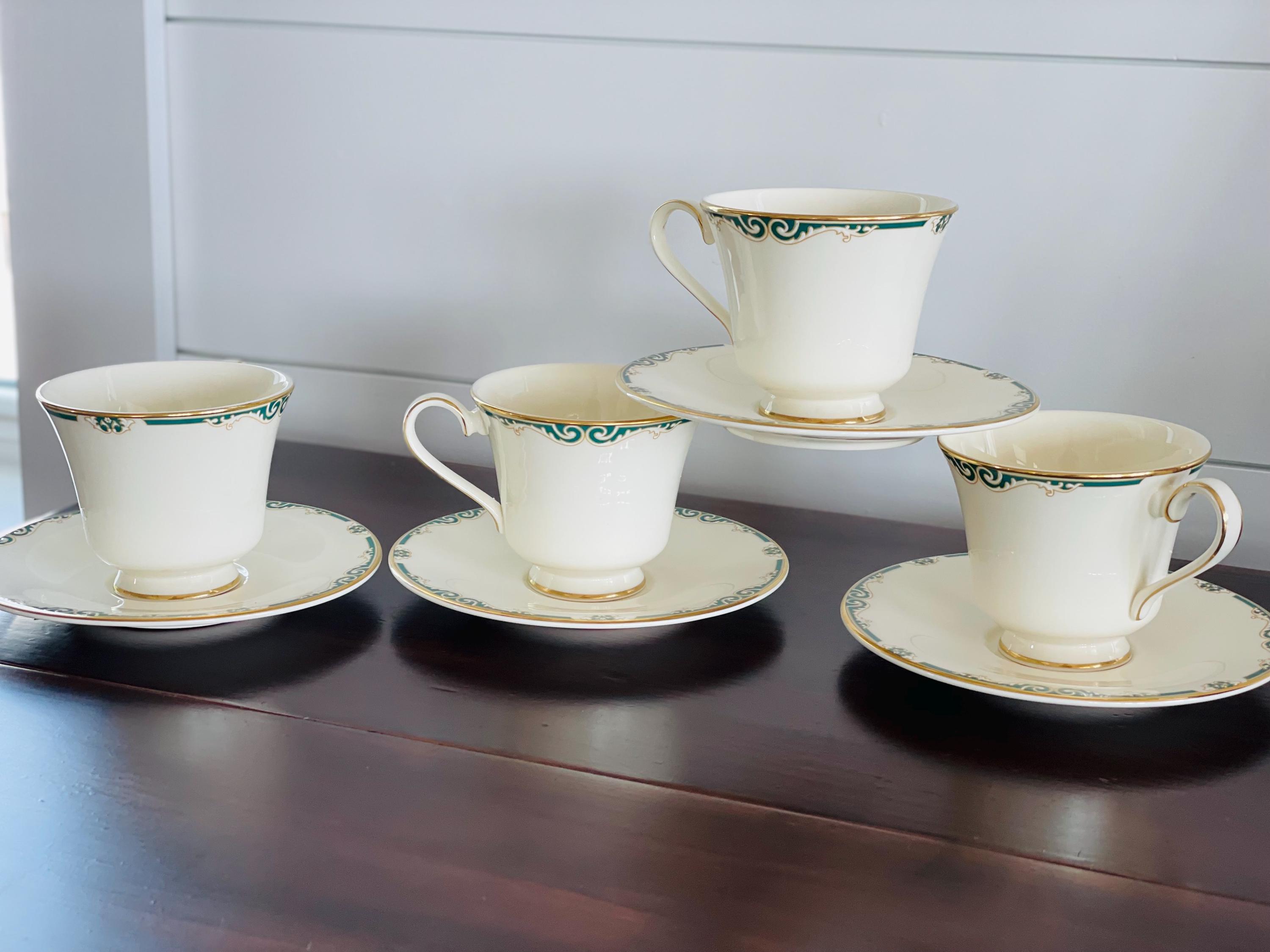 ANCIENNES TASSES À café porcelaine de Limoges WILLIAM ET GUERIN EUR 50