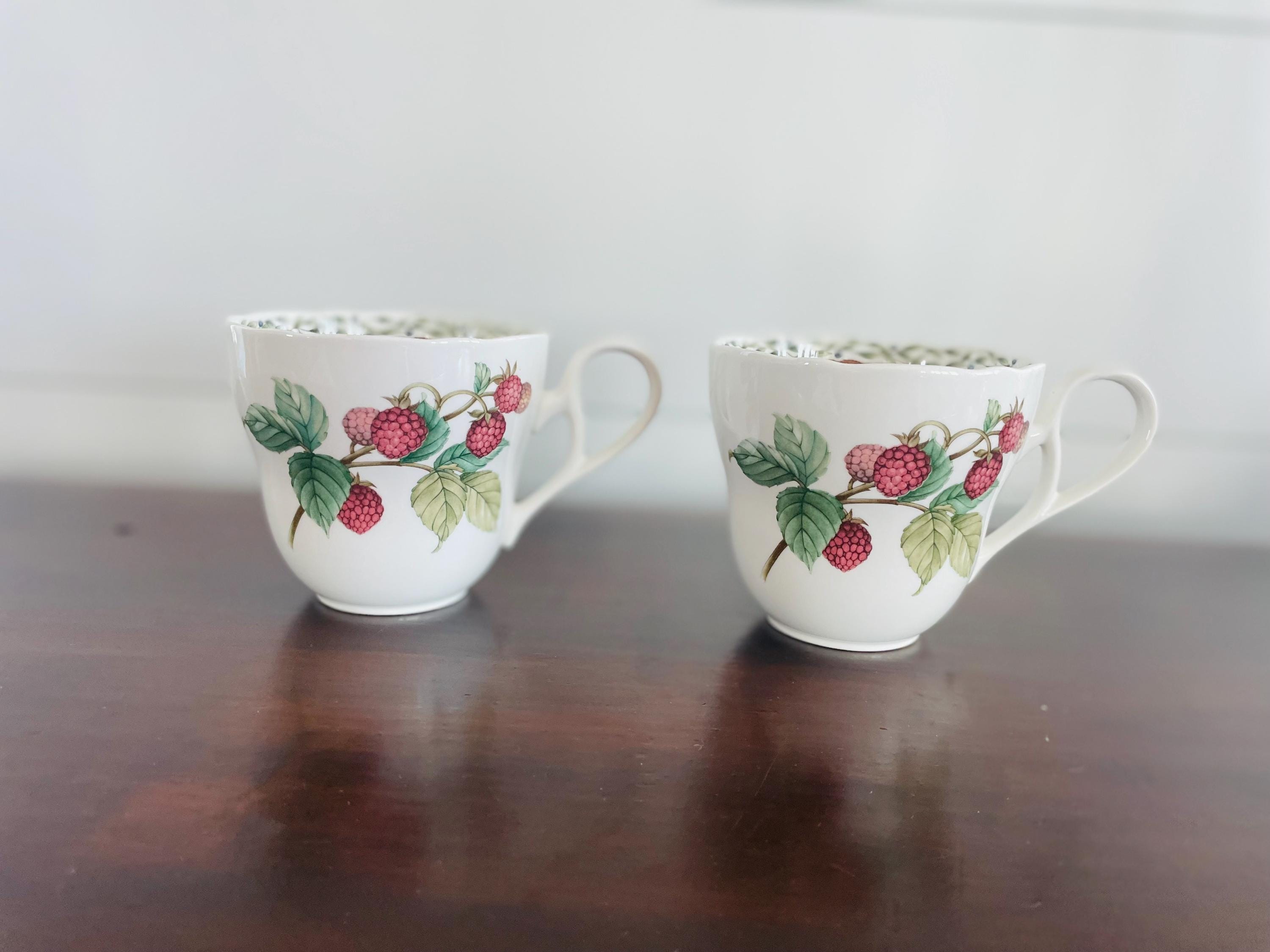 Noritake Royal Orchard Coffee Cups: Primachina Cherries Tea Set - Etsy