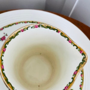 15 pc Antique Royal Grafton Fine Bone China Made in England Cake Plate,plates, cups Birds and Flowers collectible porcelain image 10