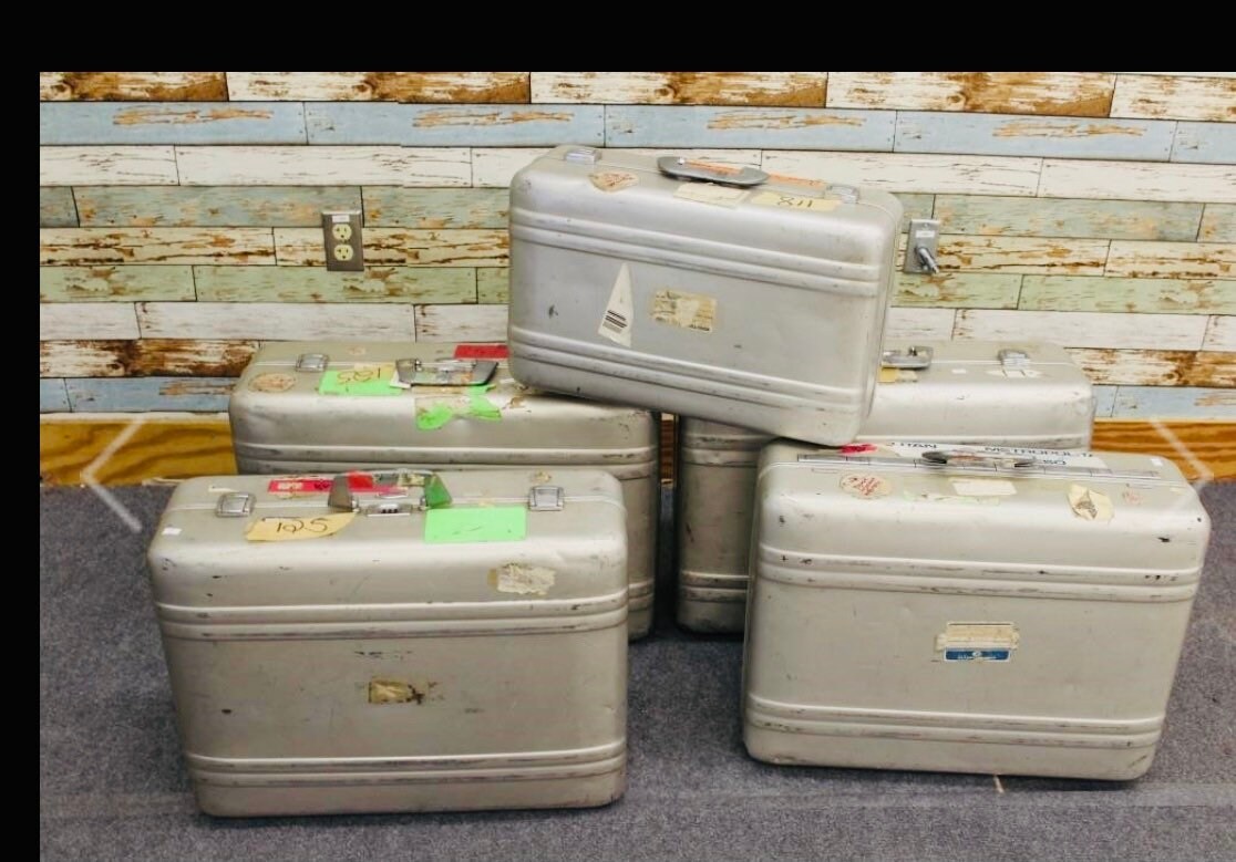 Vintage ZERO Halliburton Metal luggage Metal Combination lock Etsy