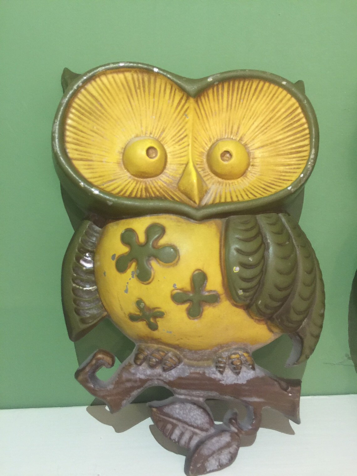 Pair of Vintage mid century metal owls Sexton 1970 retro pair Etsy