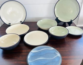 Stoviglie vintage in gres Denby Modern Mid-Century, pezzi di ricambio, scelta, prodotte in Inghilterra