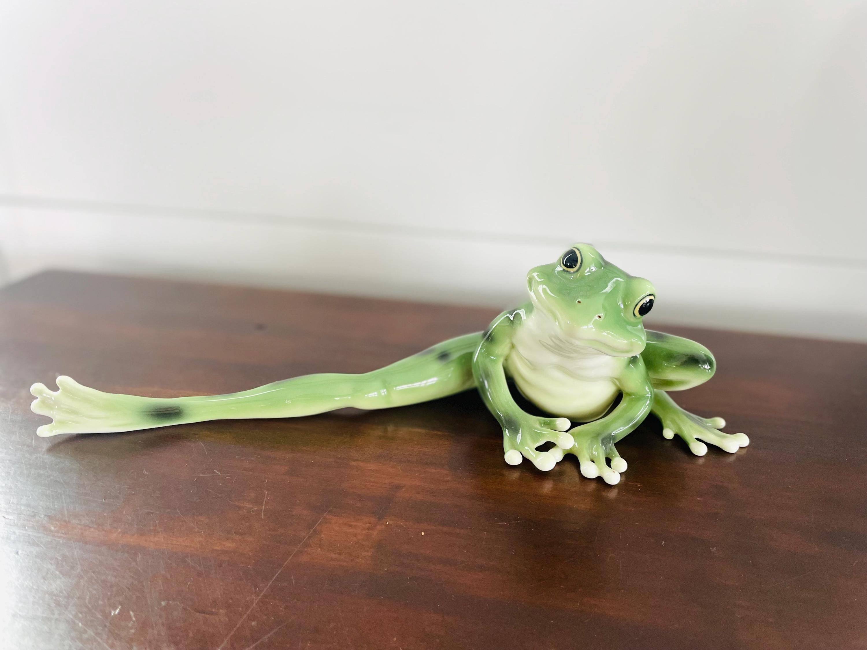 Franz Porcelain Frog - Etsy