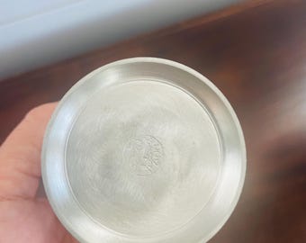 Vintage Artina Zinn SKS Pewter Cup. 95%, Depicting a Harvest Scene