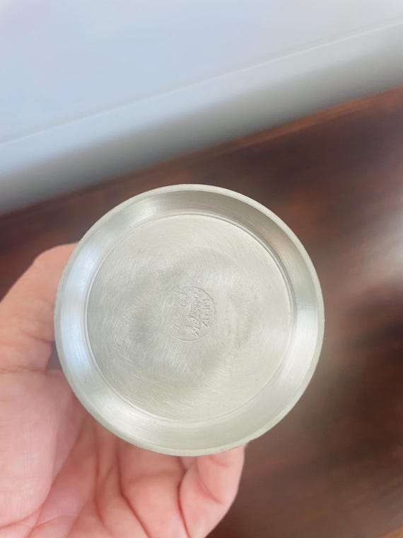 Vintage Artina Zinn SKS Pewter Cup. 95%, Depicting a Harvest Scene