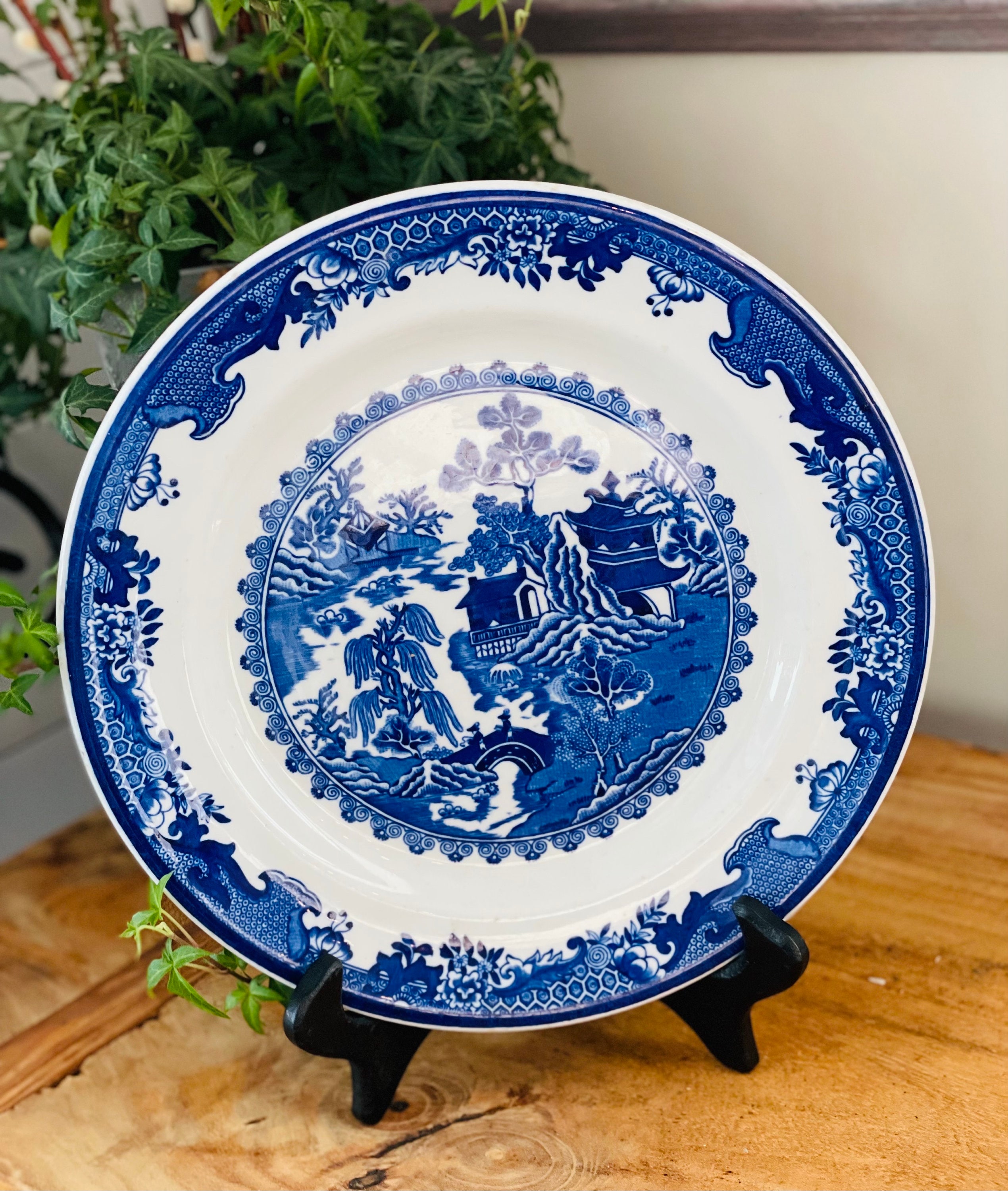 【VINTAGE】LIBERTY BLUE リバティーブルー　プレート　8P VINTAGE】LIBERTY BLUE リバティーブルー プレート 8P