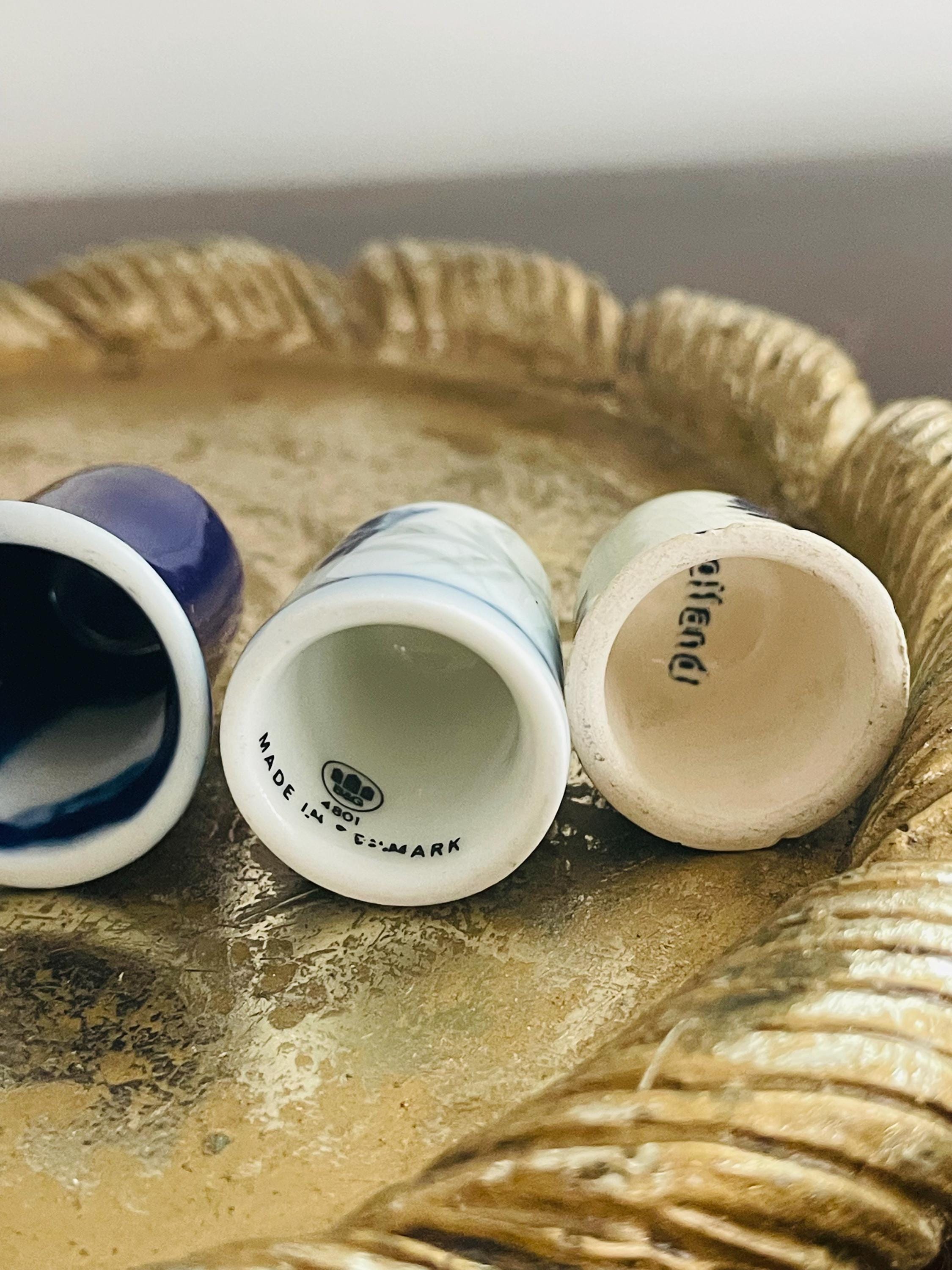 Dé à coudre en porcelaine RDO DE ESPANA