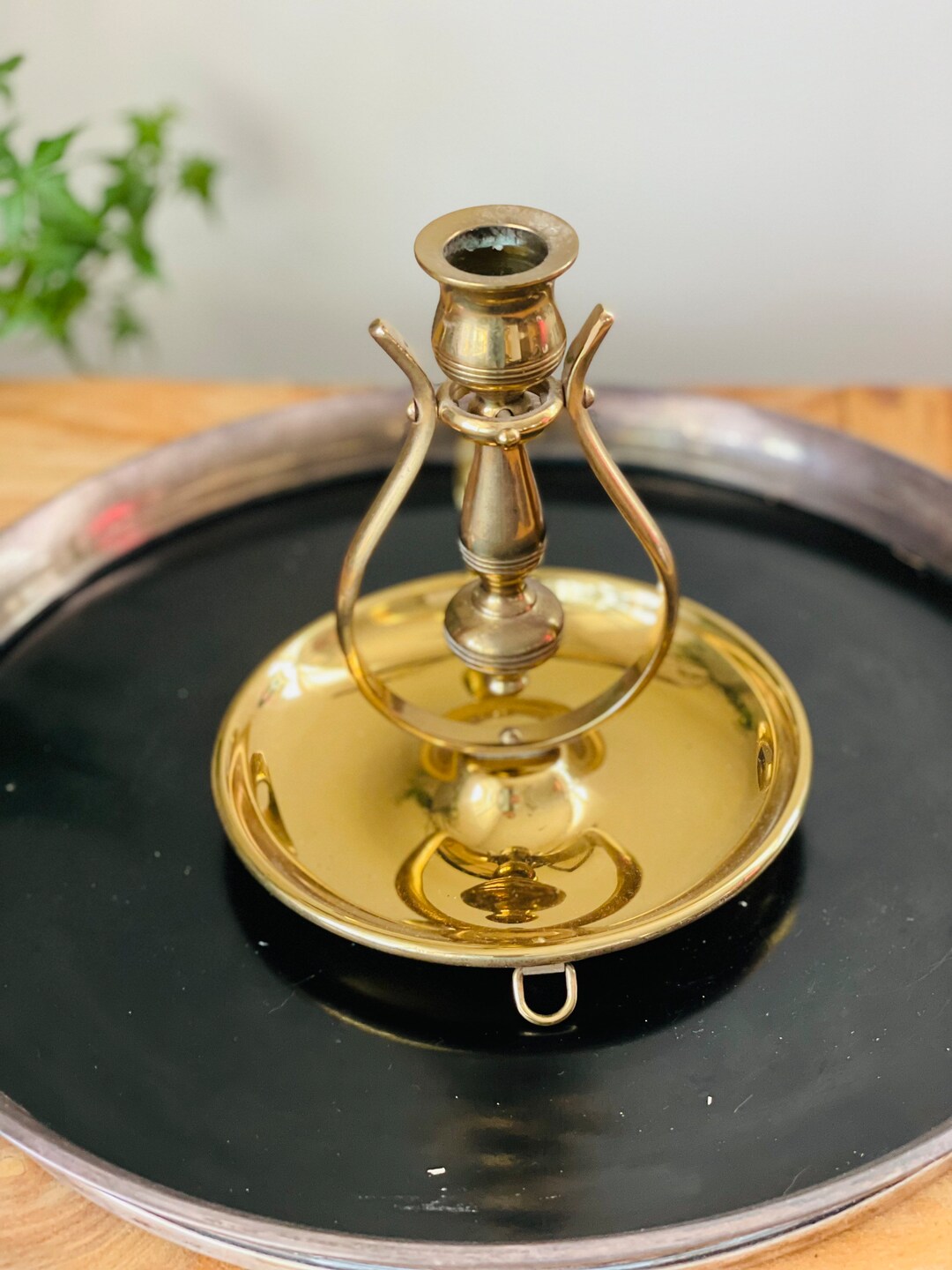 Self Balancing Brass Ship Candle Holder Wall or Tableside Etsy