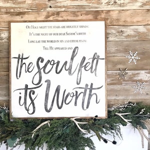 Oh Holy Night, Christmas decor , Wooden Sign, Christmas Sign, Oh Holy Night Sign, Christmas, Sign, Home Décor, Wood Sign, Wood, Wooden