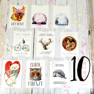 Any 10 Postcards You Choose