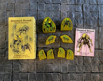 Doomed Brood - Boss Series 1 - Minis for Cy-Borg, Mothership RPG, Aliens Horror roleplaying games