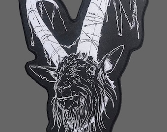 Large 8 inch tall Severed Books Goat Patch - Dungeons and Dragons, Pathfinder  Dungeon Master, DM, Black Phillip