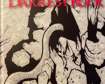 Darkest Rock - Hardcover Mork Borg - Caver - Mork Borg, OSR, Dungeons and Dragons, Pathfinder  Dungeon Master, DM, RPG