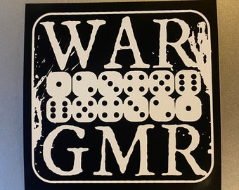 War Gamer high quality vinyl sticker - Warhammer, Tabletop Games, War Gaming, War Hammer, 40k