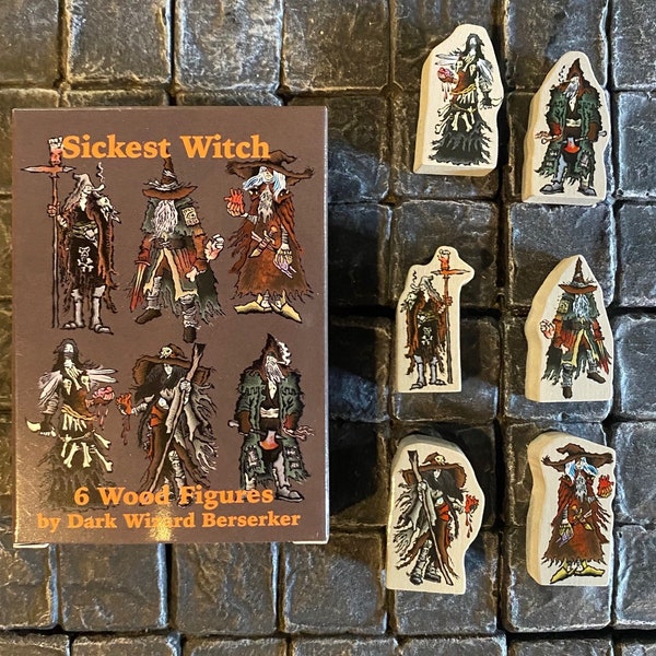Sickest Witch - Small Party Series 3 - Mini's voor Mork Borg RPG