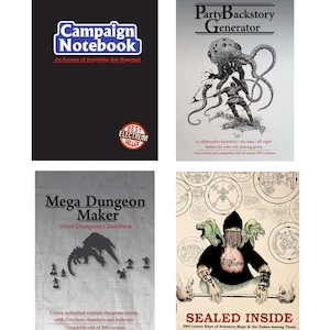 Severed Books PDF Bundle, 4 books in all, D&D, DnD, Dungeons and Dragons, Pathfinder, RPG