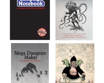 Severed Books PDF Library, 5 books in all, D&D, DnD, Dungeons and Dragons, Pathfinder, RPG