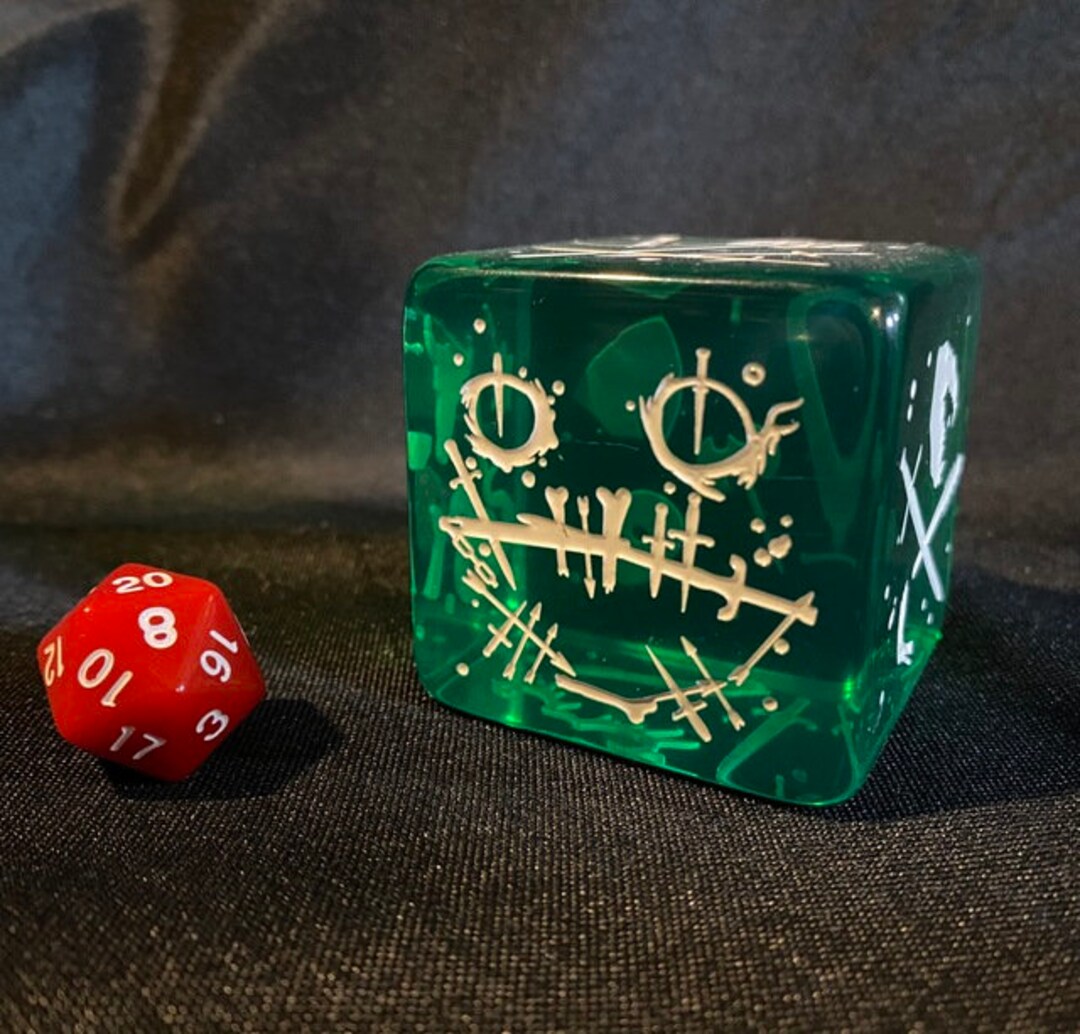 Lu the Cube 2 51mm Gelatinous Cube Mini, Dungeons and Dragons, Pathfinder Dungeon Master, DM