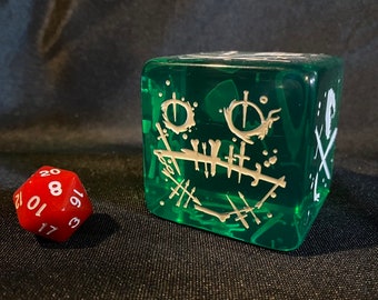 Lu the Cube - 2" (51mm) Gelatinous Cube Mini, Dungeons and Dragons, Pathfinder  Dungeon Master, DM, RPG