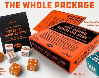 Draplin Design Company Dice Set DCC with Procrasti-Die by Severed Books