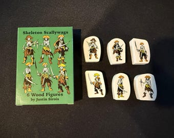 Skeleton Scallywags  - Small Party Series 13 - Minis for Mork Borg and Pirate Borg and more
