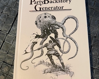 Party Backstory Generator Hardcover Second Edition + PDF, D&D, DnD, Dungeons and Dragons, Pathfinder, RPG