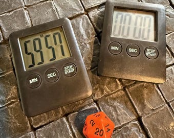 Torch Timer for ShadowDark, Mork Borg Cy_borg, OSR, MothershipRPG, Aliens, Dungeons and Dragons, Starfinder, Dungeon Master, DM, RPG