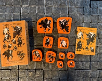 Baba's Coven - Boss Series 3 - Art by Tania Herrero, Minis for Sickest Witch and other folk horror RPGs