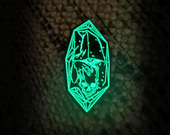 Glow in the dark - Sickest Witch Enamel Pin - DM, OSR