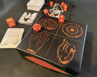 Sickest Witch Coven Box with spell card, dice, and more by Justin Sirois - PREORDER