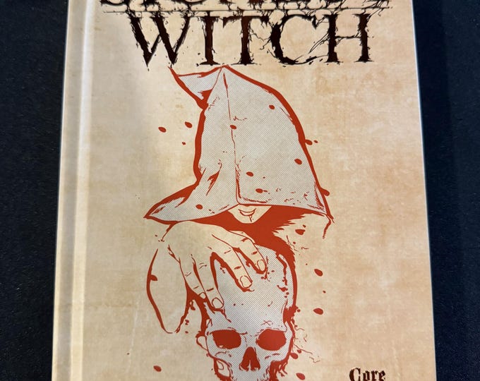 Featured listing image: Sickest Witch Hardcover Core Rulebook by Justin Sirois - first printing